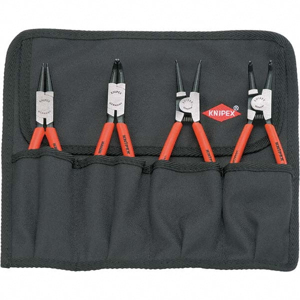 Knipex 00 19 56 Plier Sets Set Type Internal Ring Pliers  Container Type Tool Roll  Overall Length 6-3/4 in 7-1/4 in  Handle Material Plastic Coated