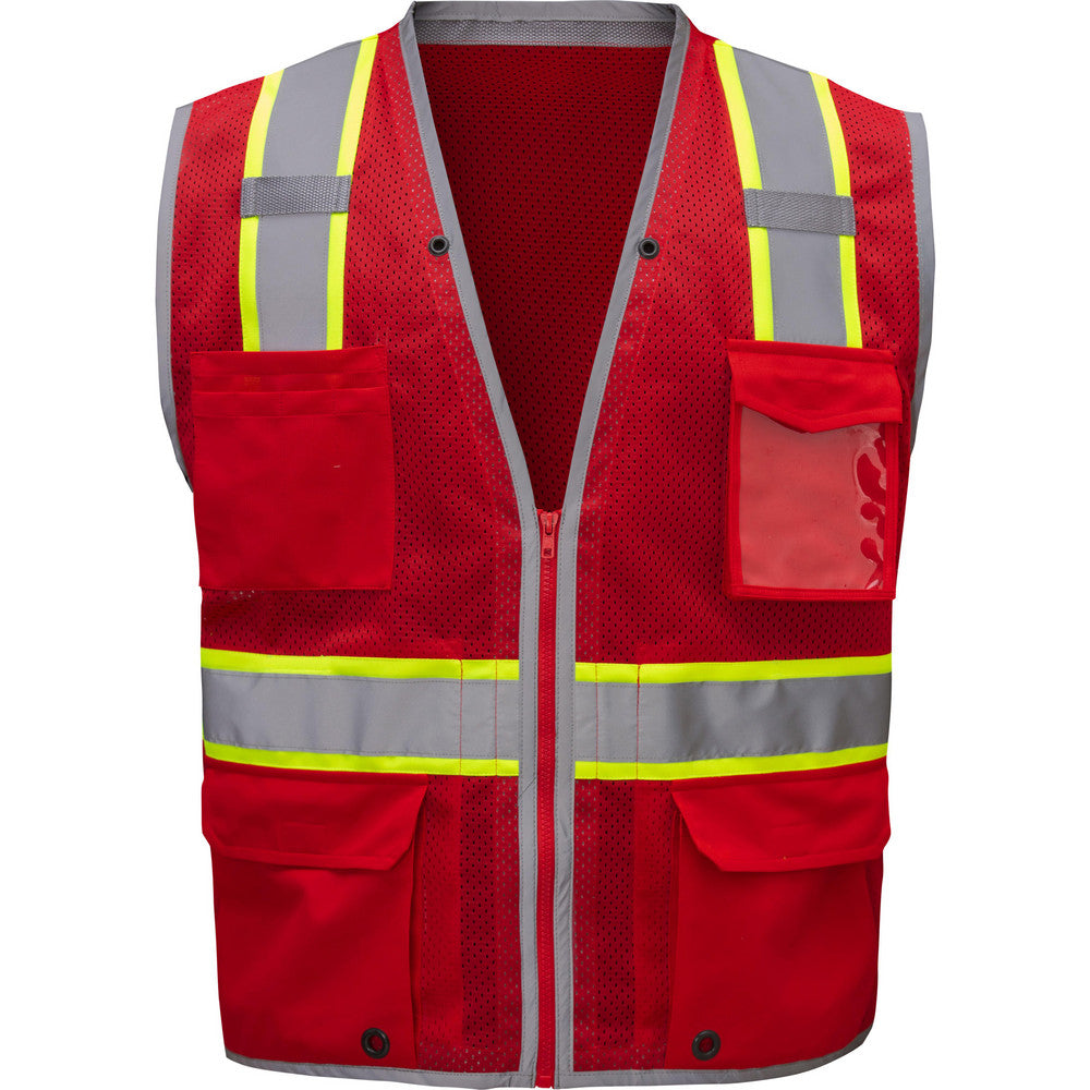 GSS Safety 1714-SM/MD High Visibility Vest  Small & Medium, General Purpose Vest,  ANSI Class 1