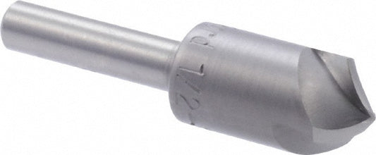 M.A. Ford 92050004 Countersink 1/2" Head Dia, 100.00 deg Included Angle, 3 Flute, High-Speed Steel, Right Hand Cut