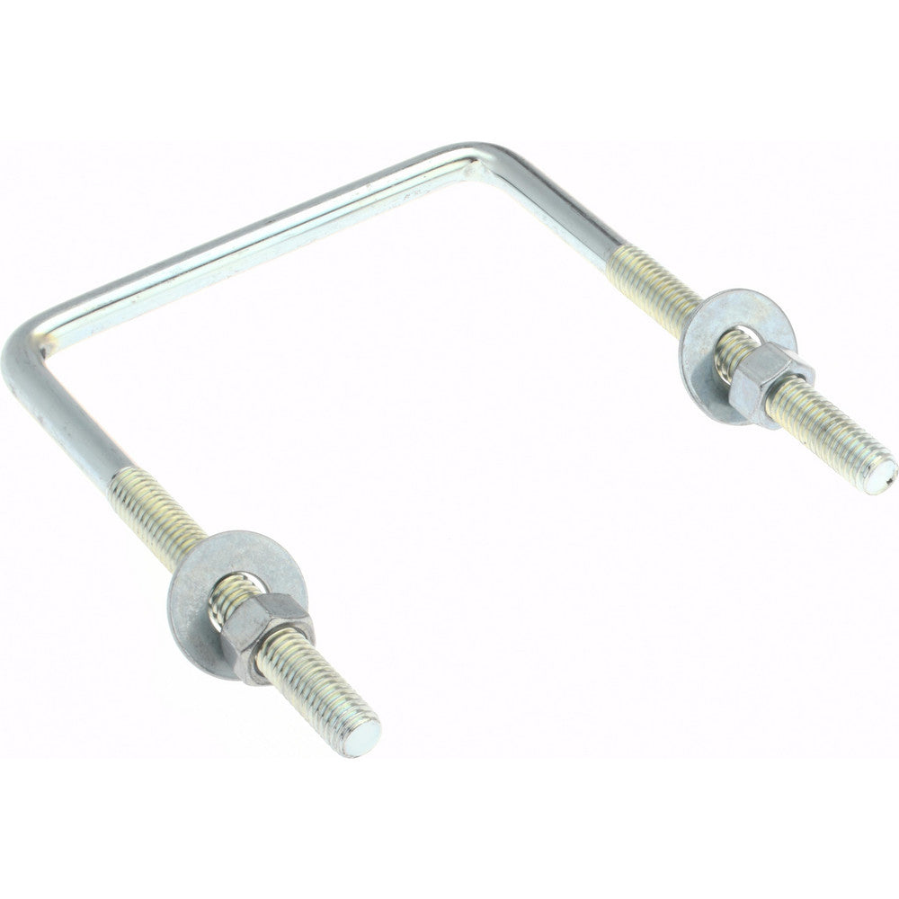 Gibraltar GIB51025 Square U-Bolt Without Mount Plate, 3/8-16 UNC, 3" Thread Length, Steel