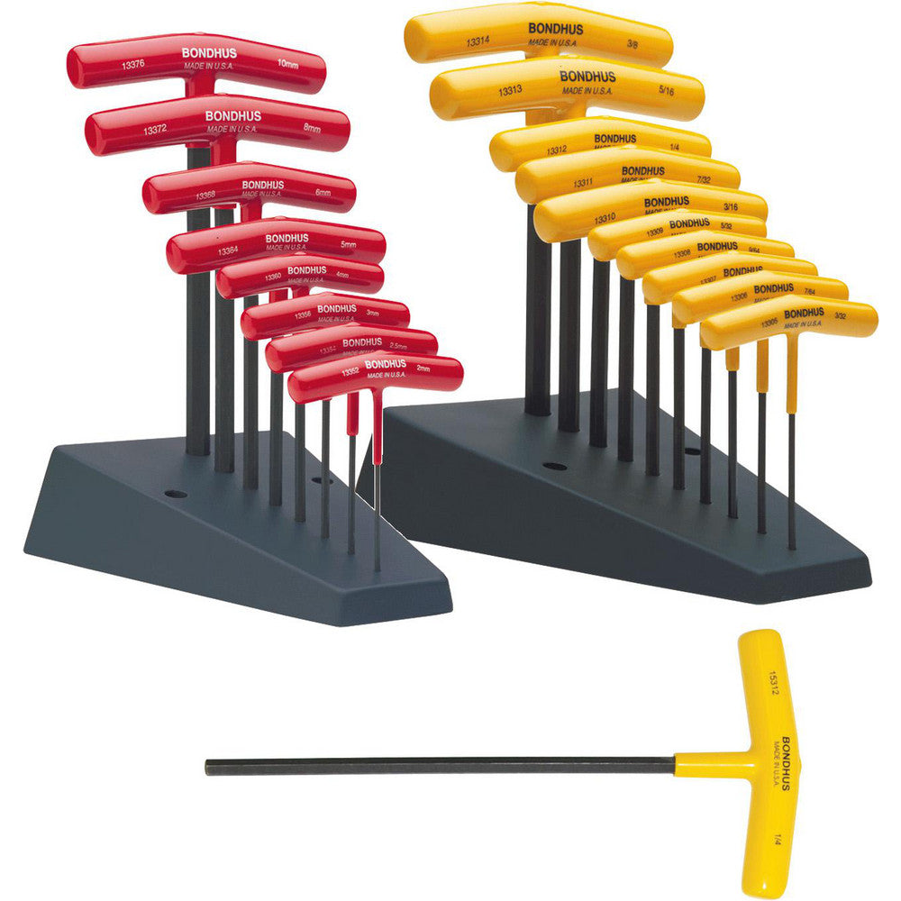 Bondhus 15316 Hex Key 1/2" Hex, Hex End, T-Handle