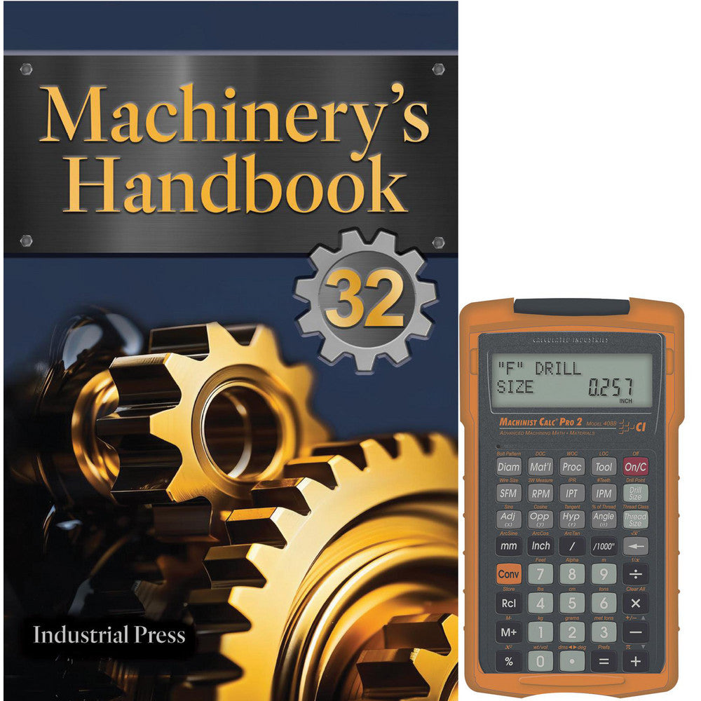 Industrial Press 9780831145323 Machinery's Handbook Large Print & Calc Pro 2 32nd Edition