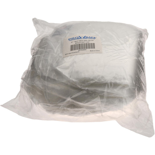 PRO-SAFE BC-PP-21W Bouffant White, Size Medium