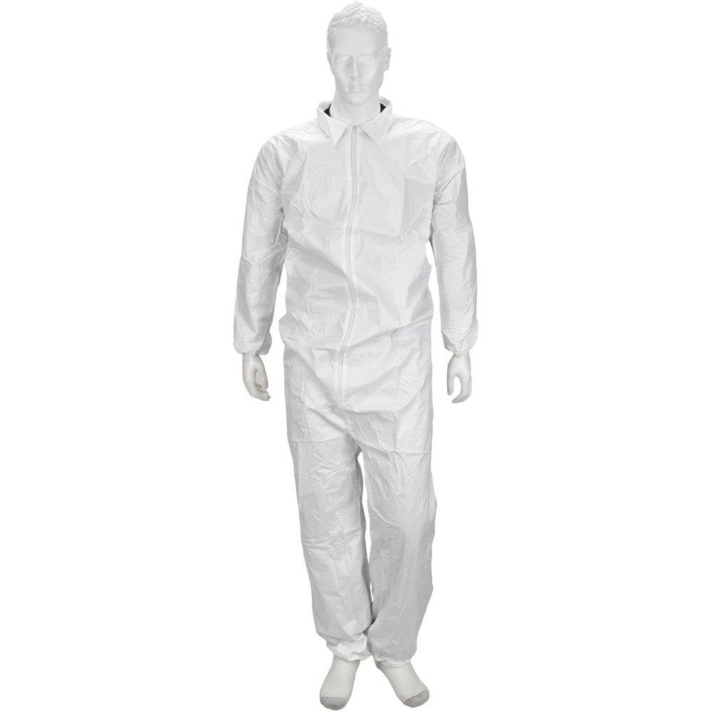 PRO-SAFE KM-CVL-KG-E-XL Coverall White, Non-Disposable, XL, 50G, Pack