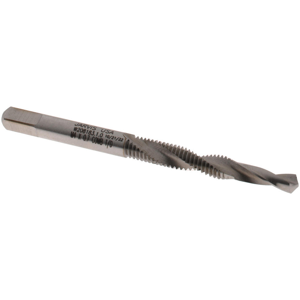 JARVIS CUTTING TOOLS G837387-S Combination Drill Tap D4, 6H, 2 Flutes, High Speed Steel