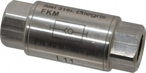 Legris 4895 14 14 Check Valve 1/4" Pipe