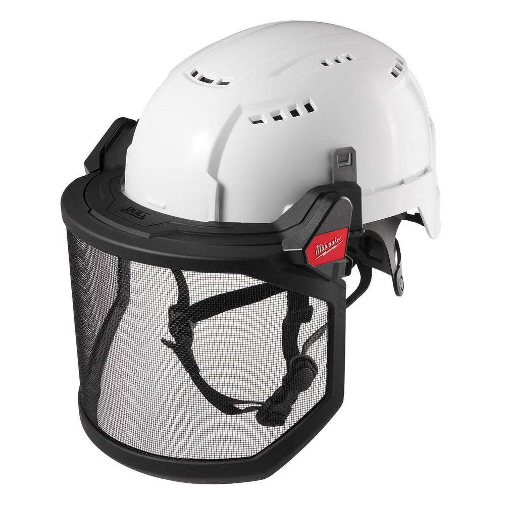 Milwaukee Tool 48-73-1430 Face Shield Windows & Screens Product Type Face Shield Mesh Screen  Material Steel  Lens Shade 9 to 10  Window Height (Decimal Inch) 9.5000  Window Width (Inch) 10  Application BOLT™ Front Slots