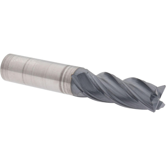 Accupro 95168431 Corner Chamfer End Mill 1/2" Dia, 1-1/4" LOC, 4 Flute, 0.0150" Chamfer Width, Solid Carbide