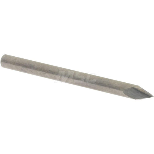 Accupro 2500060 Chamfer Mill 1/8" Dia, 2 Flutes, Solid Carbide