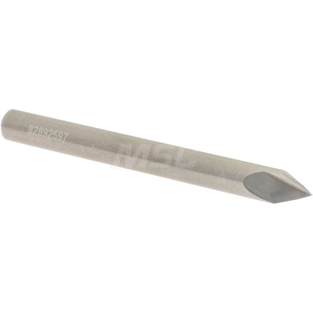 Accupro 2500134 Chamfer Mill 3/16" Dia, 2 Flutes, Solid Carbide