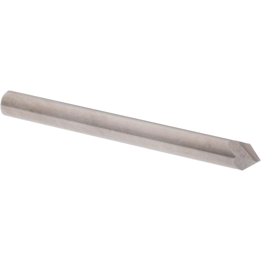 Accupro 2500176 Chamfer Mill 3/16" Dia, 2 Flutes, Solid Carbide