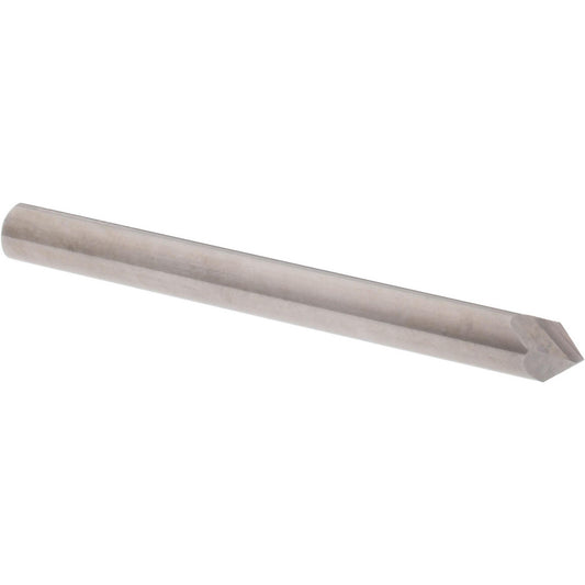 Accupro 2500176 Chamfer Mill 3/16" Dia, 2 Flutes, Solid Carbide