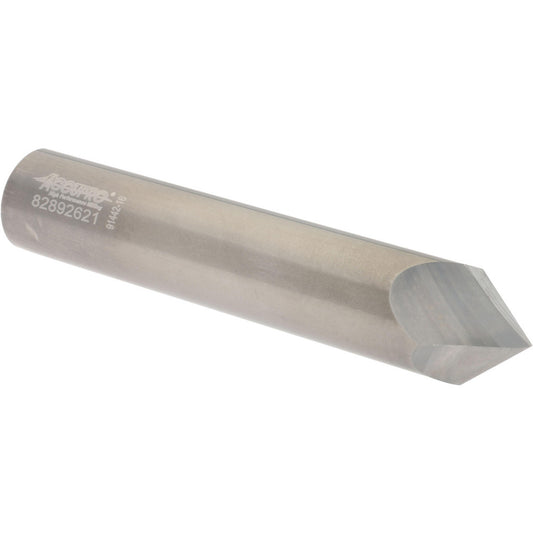 Accupro 2500200 Chamfer Mill 3/4" Dia, 2 Flutes, Solid Carbide