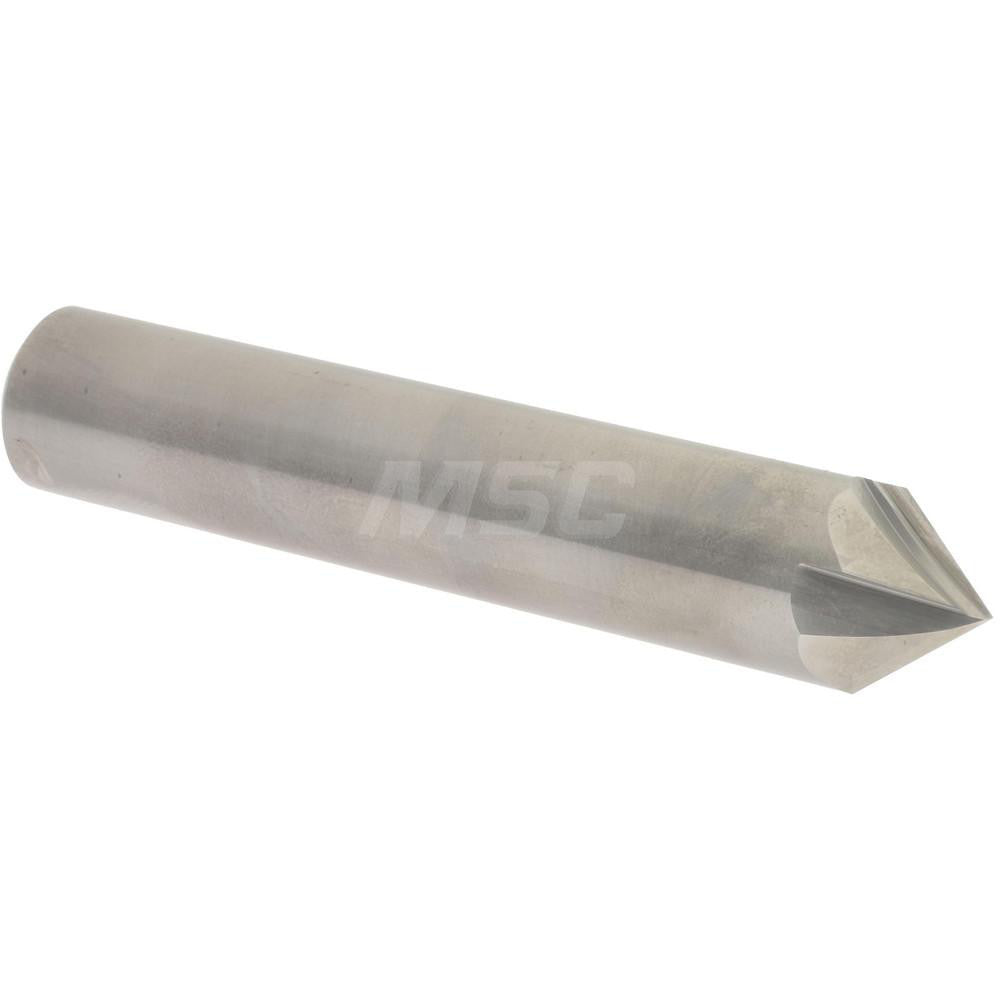 Accupro 2500110 Chamfer Mill 3/4" Dia, 4 Flutes, Solid Carbide