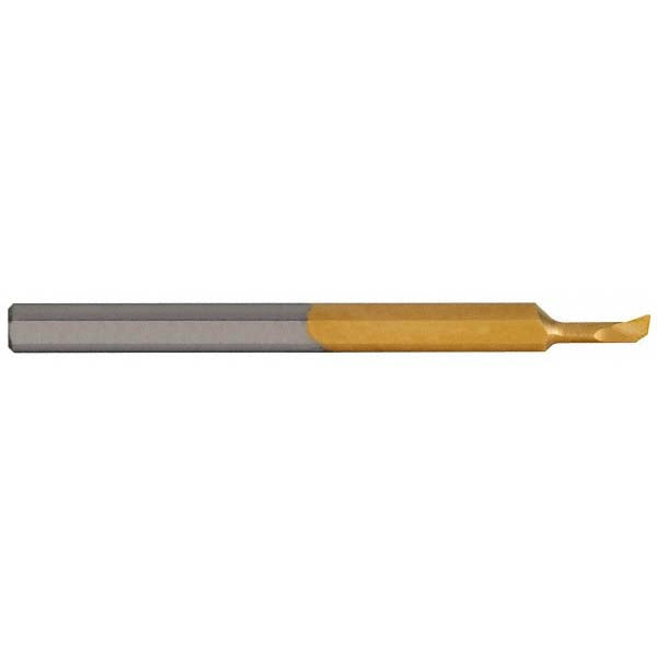 Carmex MPR2R0.15L5 Profile Boring Bar 0.08" Min Bore, 13/64" Max Depth, Right Hand Cut, Micrograin Solid Carbide
