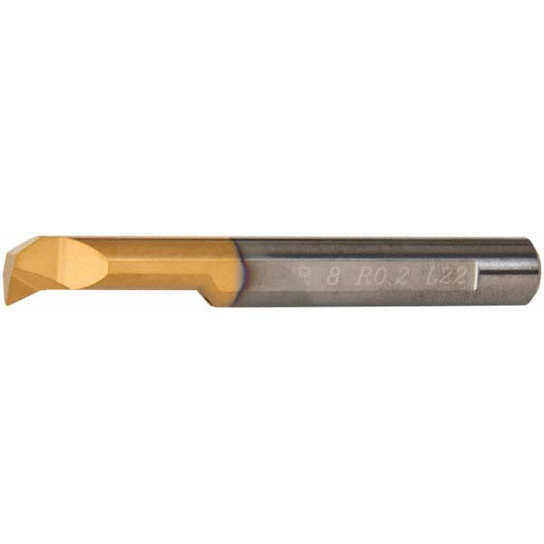 Carmex MPR8R0.2L22 Profile Boring Bar 0.32" Min Bore, 0.87" Max Depth, Right Hand Cut, Micrograin Solid Carbide