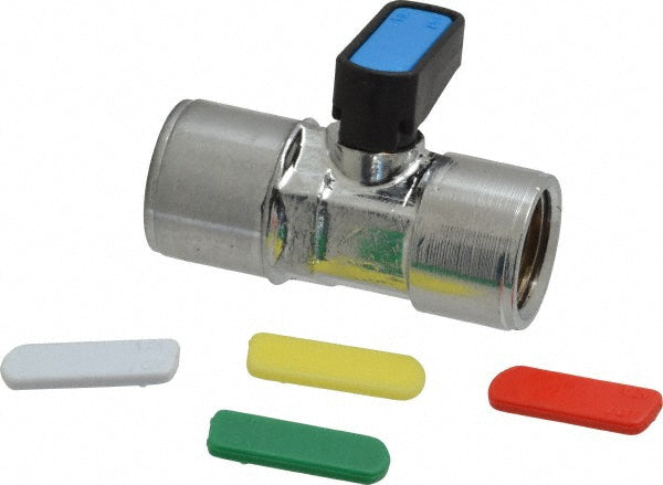 Aignep USA 86300-06-06 Miniature Manual Ball Valve 3/8" Pipe