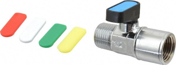Aignep USA 86310-08-08 Miniature Manual Ball Valve 1/2" Pipe