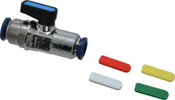 Aignep USA 86320-06-06 Miniature Manual Ball Valve 3/8" Pipe