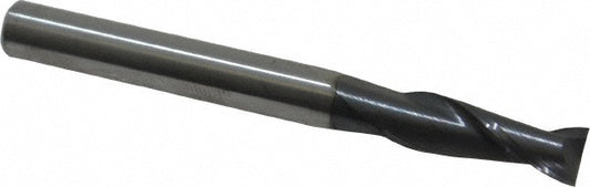 Kyocera SGS Precision Tools 30446 Square End Mill 1/4" Dia, 3/4" LOC, 2 Flute, Solid Carbide