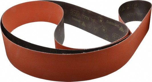 3M 7100080156 Abrasive Belt 4" Wide, 132" Long, 80 Grit, Ceramic