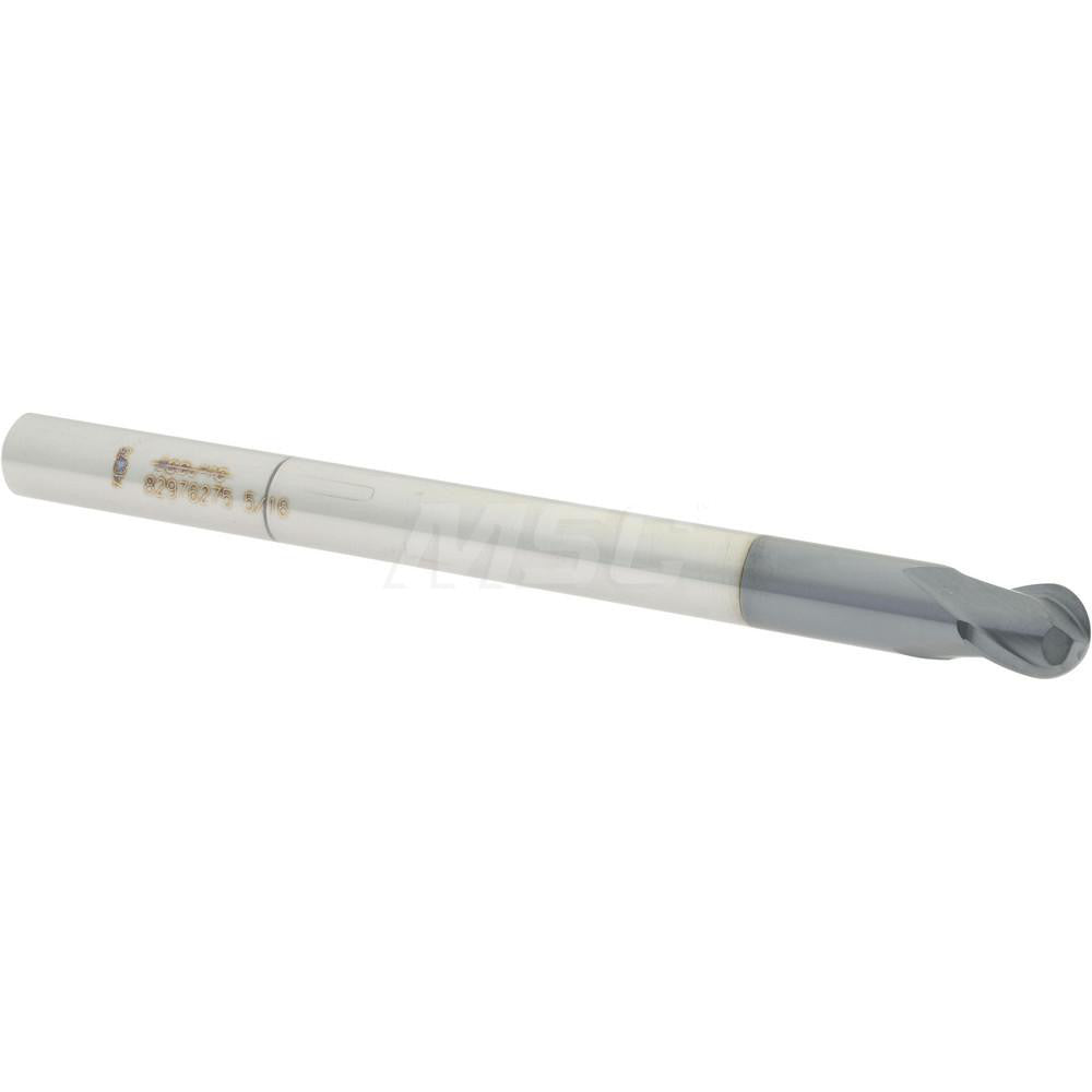 Accupro 82976275 Ball End Mill 0.3125" Dia, 0.3125" LOC, 2 Flute, Solid Carbide