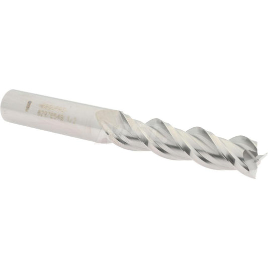 Accupro 82976549 Square End Mill 1/2'' Dia, 2'' LOC, 1/2'' Shank Dia, 4'' OAL, 3 Flutes, Solid Carbide