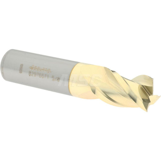Accupro 82976671 Square End Mill 5/8'' Dia, 7/8'' LOC, 5/8'' Shank Dia, 3'' OAL, 3 Flutes, Solid Carbide