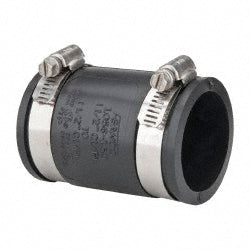 Fernco 1056-150 1-1/2" PVC Flexible Pipe Coupling with Clamp