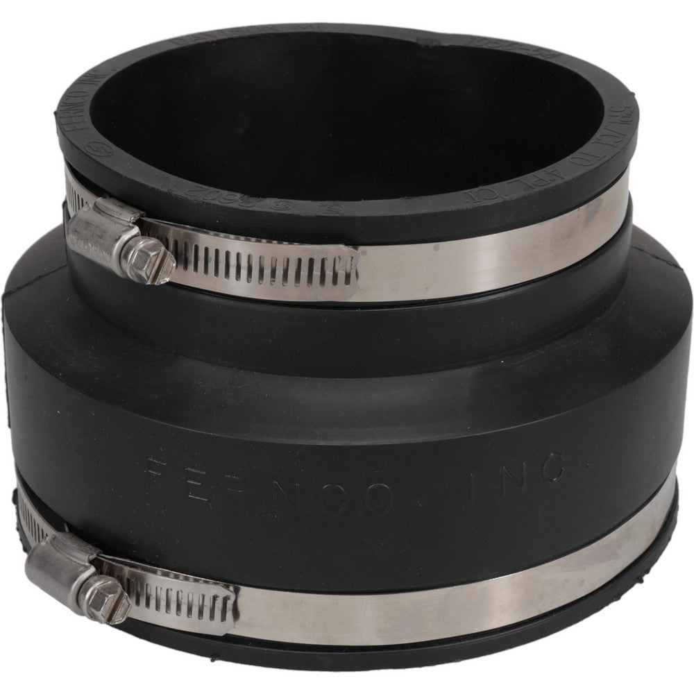 Fernco 1056-54 5 x 4" PVC Flexible Pipe Coupling with Clamp