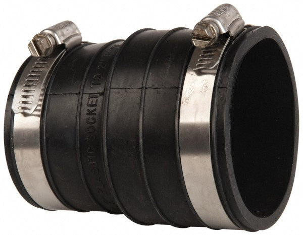 Fernco 1059-22 2" PVC Flexible Pipe Coupling with Clamp