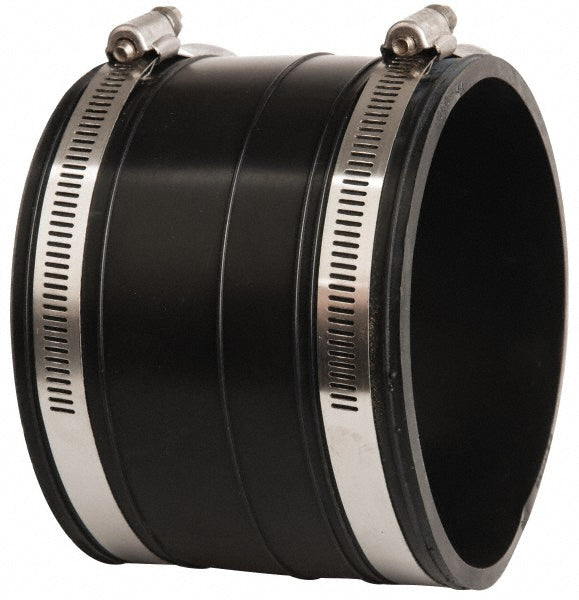 Fernco 1060-44 4" PVC Flexible Pipe Coupling with Clamp