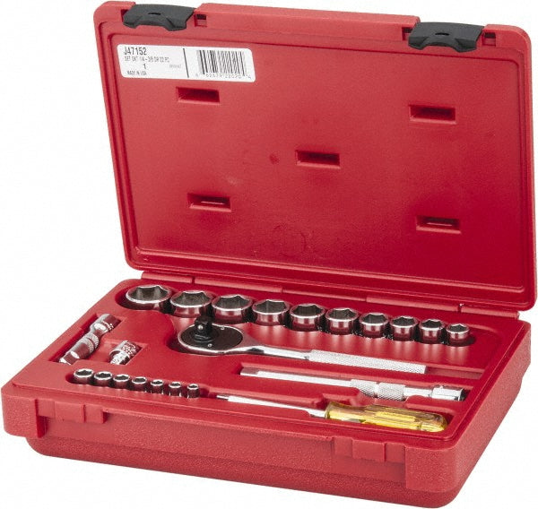 Proto J47122S Socket Set 22 Pc, 3/16 to 1" Socket