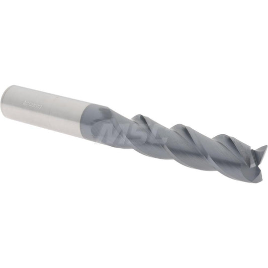 Accupro 83100768 Square End Mill 3/4'' Dia, 3'' LOC, 3/4'' Shank Dia, 6'' OAL, 3 Flutes, Solid Carbide