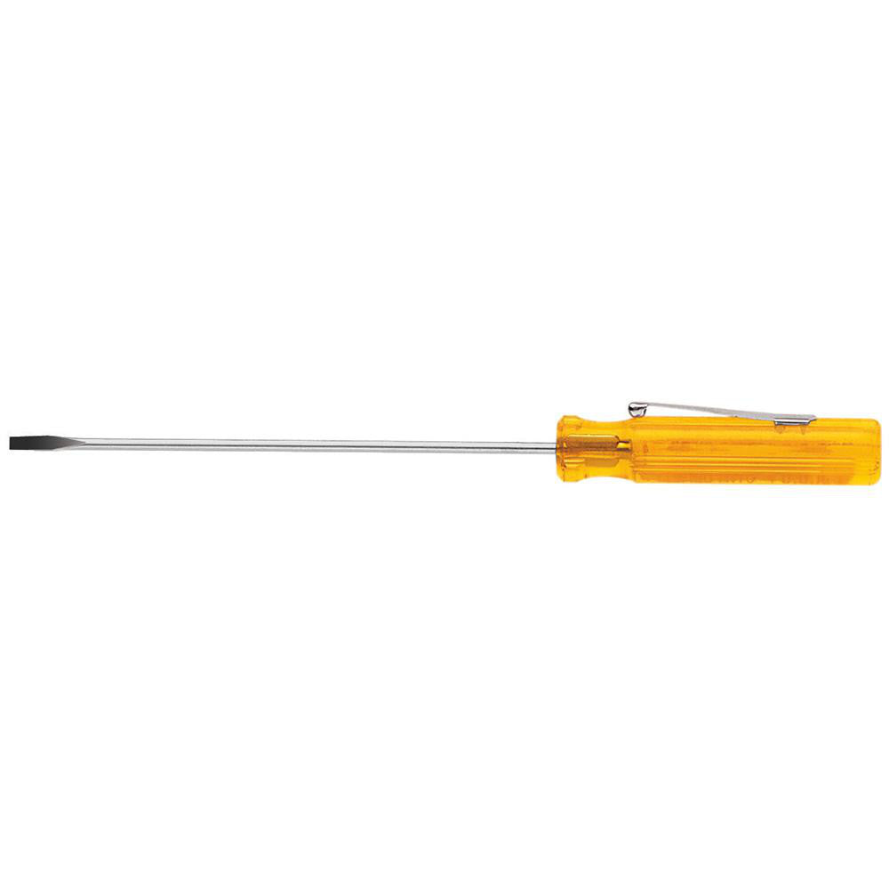 Klein Tools A130-2 Slotted Screwdriver 1/8" Width, 3-7/8" OAL