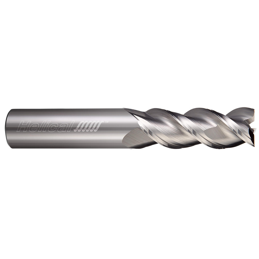 Helical Solutions 03495 Square End Mill 1/2" Dia, 2" LOC, 3 Flute, Solid Carbide