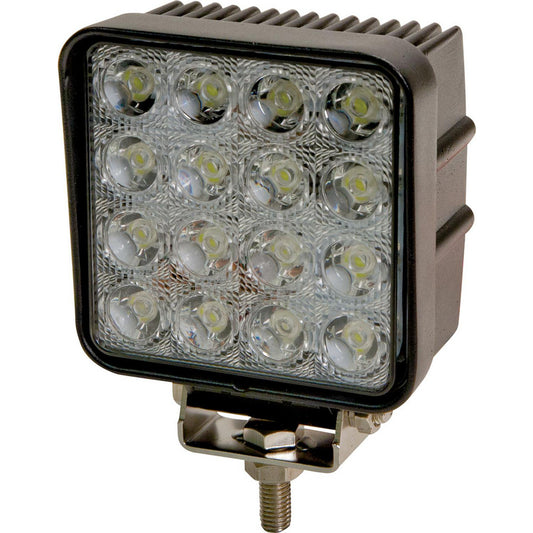 Ecco EW2421 Auxiliary Lights Light Type LED Work Light Auxiliary Light Back-Up Light Dome Light Heavy Duty LED Work Truck Light Mounted Light  Amperage Rating 2.0000  Light Technology LED  Color Black  Material Aluminum  Voltage 12-24 VDC