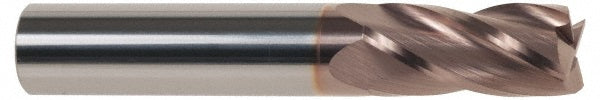 Kyocera SGS Precision Tools 39005 Square End Mill 3/64" Dia, 7/64" LOC, 4 Flute, Solid Carbide
