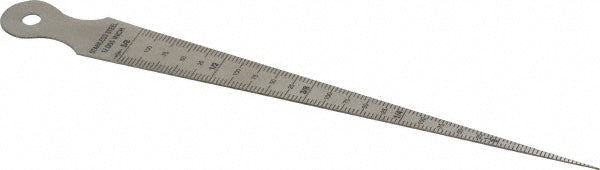 Value Collection BG/1-15/IN 1/32 to 5/8 Inch Measurement, 1 Leaf Taper Gage