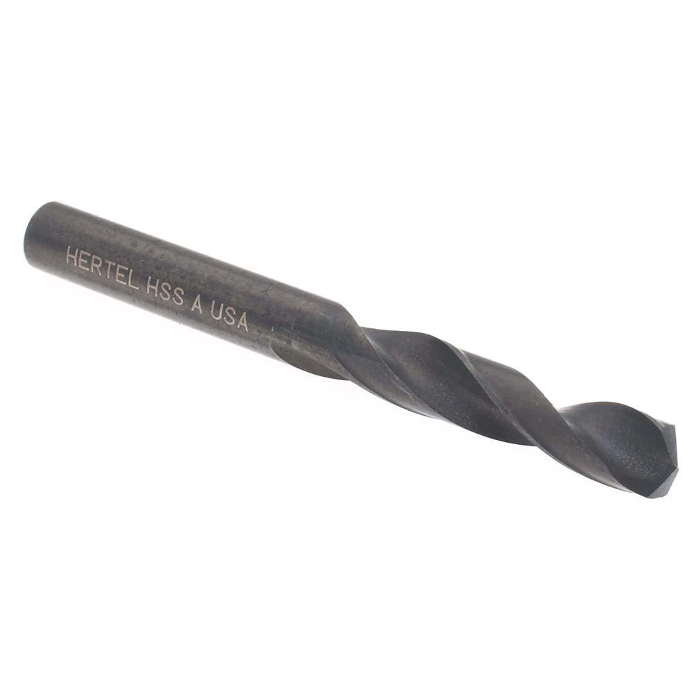 Hertel 83238709 Screw Machine Length Drill Bit Letter A, (0.2340) Dia, 135 deg, HSS