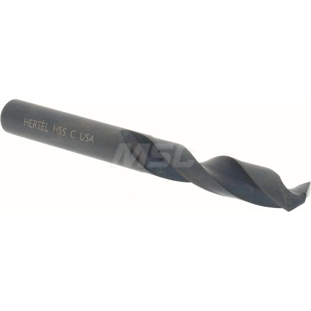 Hertel 83238725 Screw Machine Length Drill Bit Letter C, (0.2420) Dia, 135 deg, HSS