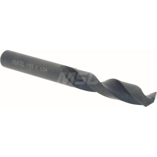 Hertel 83238725 Screw Machine Length Drill Bit Letter C, (0.2420) Dia, 135 deg, HSS