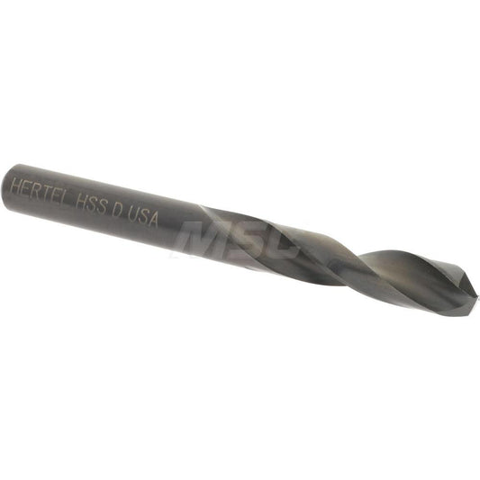 Hertel 83238733 Screw Machine Length Drill Bit Letter D, (0.2460) Dia, 135 deg, HSS