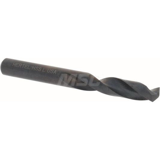 Hertel 83238808 Screw Machine Length Drill Bit Letter L, (0.2900) Dia, 135 deg, HSS