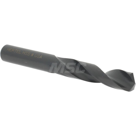 Hertel 83238923 Screw Machine Length Drill Bit Letter W, (0.3860) Dia, 135 deg, HSS