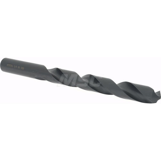 Hertel 83240408 Jobber Length Drill Bit 5/8" Dia, 118 &deg, High Speed Steel