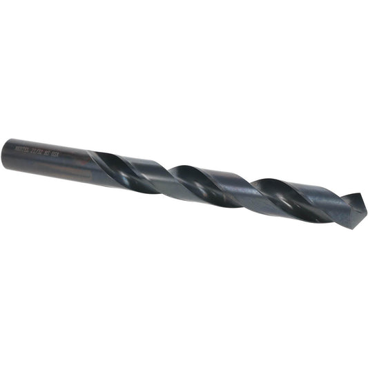 Hertel 83240424 Jobber Length Drill Bit 21/32" Dia, 118 &deg, High Speed Steel