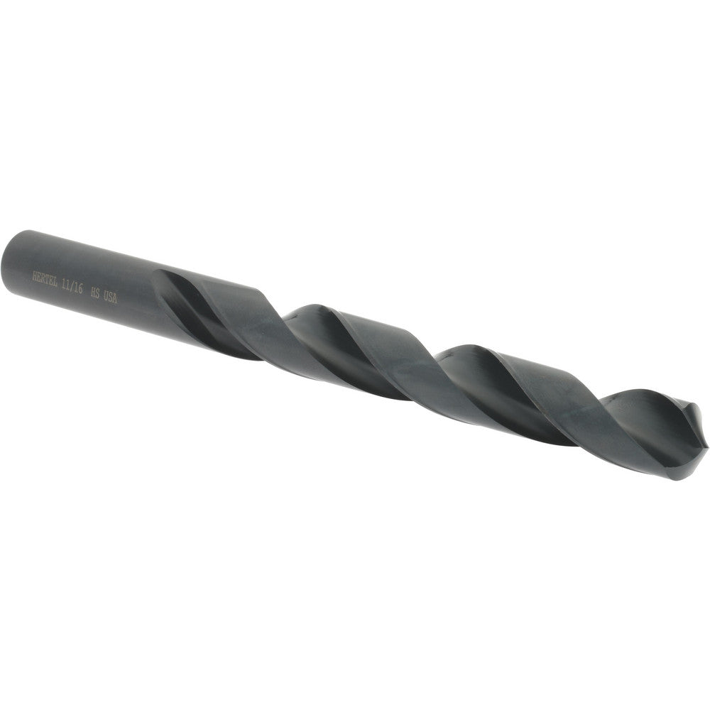 Hertel 83240440 Jobber Length Drill Bit 11/16" (0.6875) Dia, 118 deg, HSS