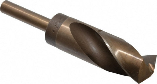 Hertel 83240705 Reduced Shank Drill Bit 1-7/32'' Dia, 1/2'' Shank Dia, 135 °, Cobalt