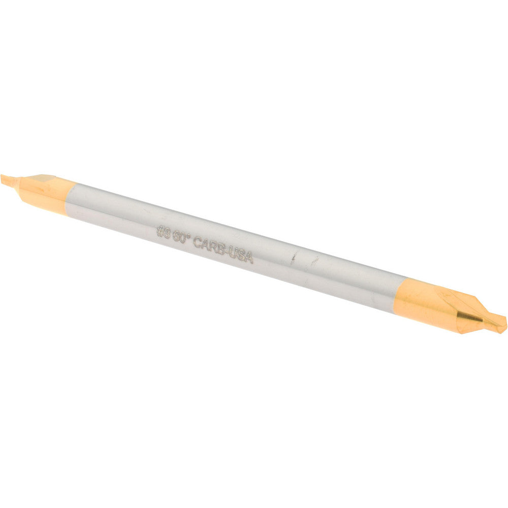 Hertel 300-005503 Combo Drill & Countersink #3, 1/4" Body Dia, 118°, Solid Carbide